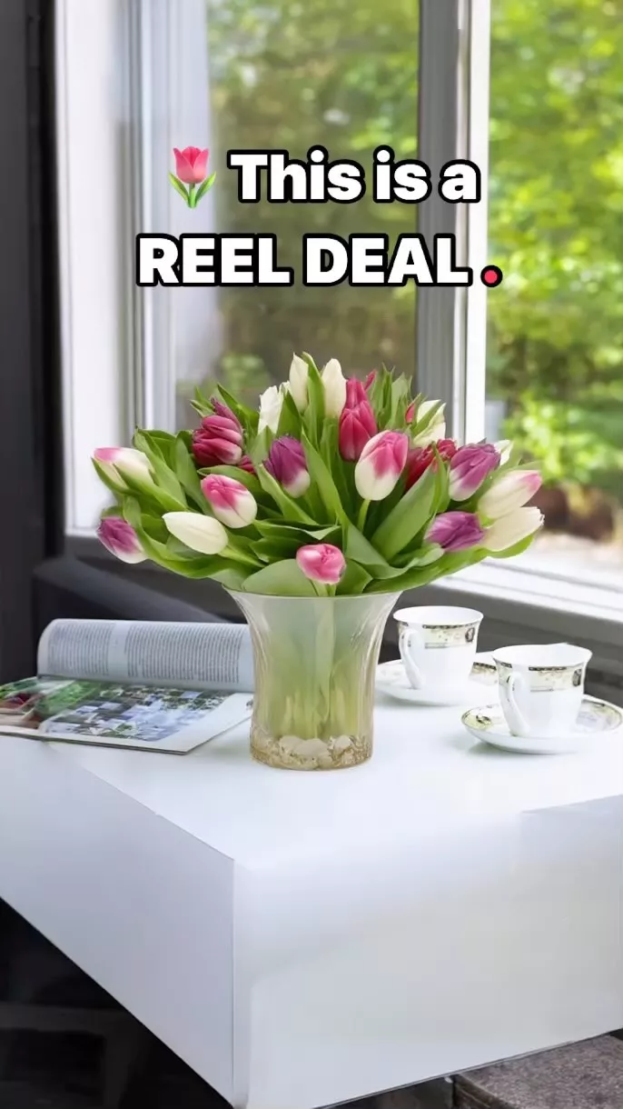 ✨HALF PRICE Bouquet of the MONTH💐

THE FUCHSIA ✨🌷 
30 BRITISH Tulips in pink, white & purple

Was £36, now £18. 
INCLUDES FREE UK courier delivery and a FREE personalised card. 
LIMITED TIME OFFER * AVAILABLE for the first 250 ORDERS ONLY!

GET THE OFFER IN 3 EASY STEPS: 
1. FOLLOW us ➡️ 
2. COMMENT ‘Flower Delivery’
3. We’ll send you a CODE for 50% OFF THE FUCHSIA, to be redeemed at checkout. 

WHY ARE WE DOING THIS?
It’s simple. We’re a budding flower company wanting to make a name for ourselves. We know how good our flowers are and we want you to know too. We can TELL you ALL ABOUT the QUALITY of our flowers, our BEAUTIFUL packaging, our FREE UK WIDE courier delivery and tell you that each bouquet includes a FREE personalised card and bouquet flower tips, BUT unless you experience this first-hand, whatever we say is just blah blah blah. Instead, we thought we would SHOW YOU how good our flowers are introducing our 50% OFF Bouquet of the Month. With the Tulip season coming to a close, we’re offering you 50% off THE FUCHSIA, with 30 luscious stems of BRITISH Tulips in purple, pink and white. We hope you love them as much as we do.

TERMS & CONDITIONS: 
• Available to new and existing PetalBud customers. 
• One bouquet per customer.
• Offer only applicable to The Fuchsia bouquet and not combinable with any other offers.
• Offer is valid for the first 250 bouquet vouchers redeemed. 
• This offer is valid for redemption up to and including 07 May 2024 at 23.59.
• Last delivery date for this offer is 10 May 2024. 
• Choose an available delivery date from the online calendar for delivery on or before 10 May 2024.