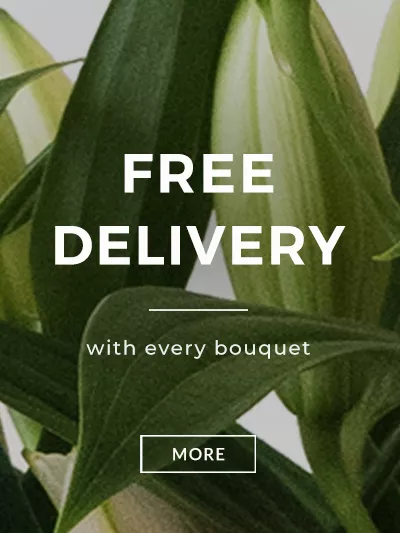Free Delivery with every flower bouquet